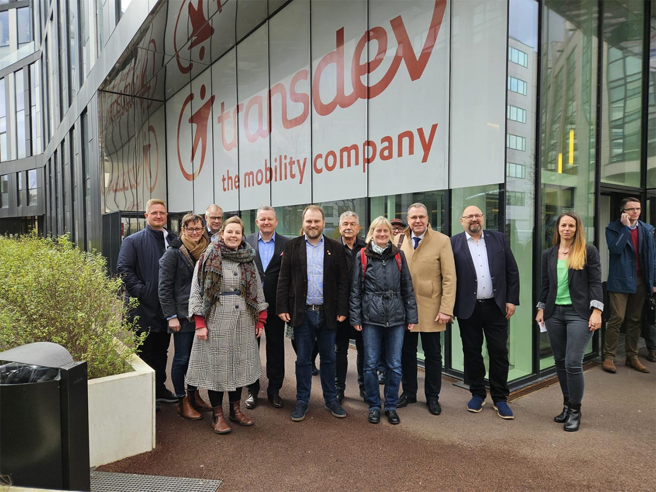 Besuch beim Mutterkonzern des zweitgrößten Eisenbahn- und Busunternehmens in Deutschland: Transdev GmbH 