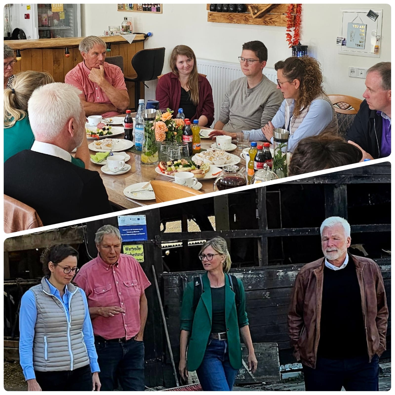 Zu Besuch bei dem landwirtschaftlichen Familienbetrieb der Familie Menke